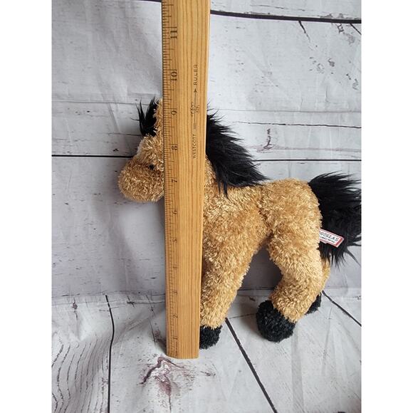 Douglas Cuddle Toy Tan Buckskin Pony/Horse Plush Soft Stuffed Toy Mom Baby - Picture 7 of 8